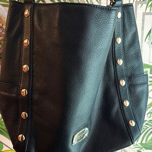 Michael Kors Black Leather Studded Women's Bag